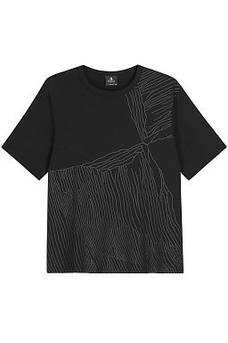 Ammonite Regular Fit Graphic Black