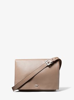Gloria Medium Leather Messenger Bag