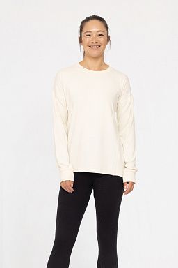 Brushed Crew Neck Natural