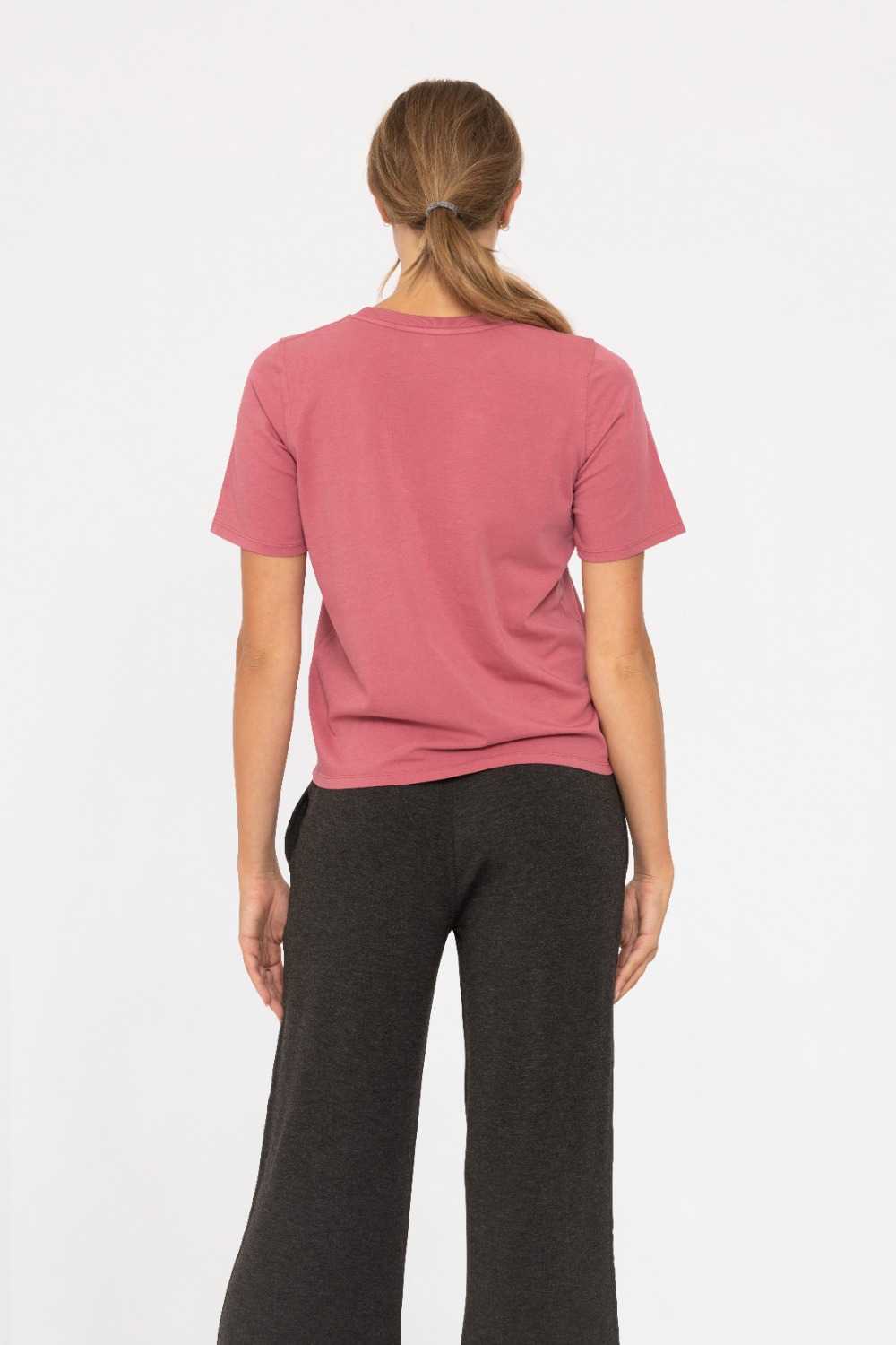 Classic Boxy Fit Tee Soft magenta