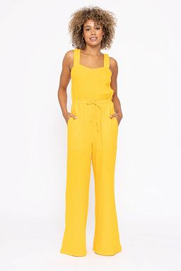 Cotton Gauze Wide Leg Mango