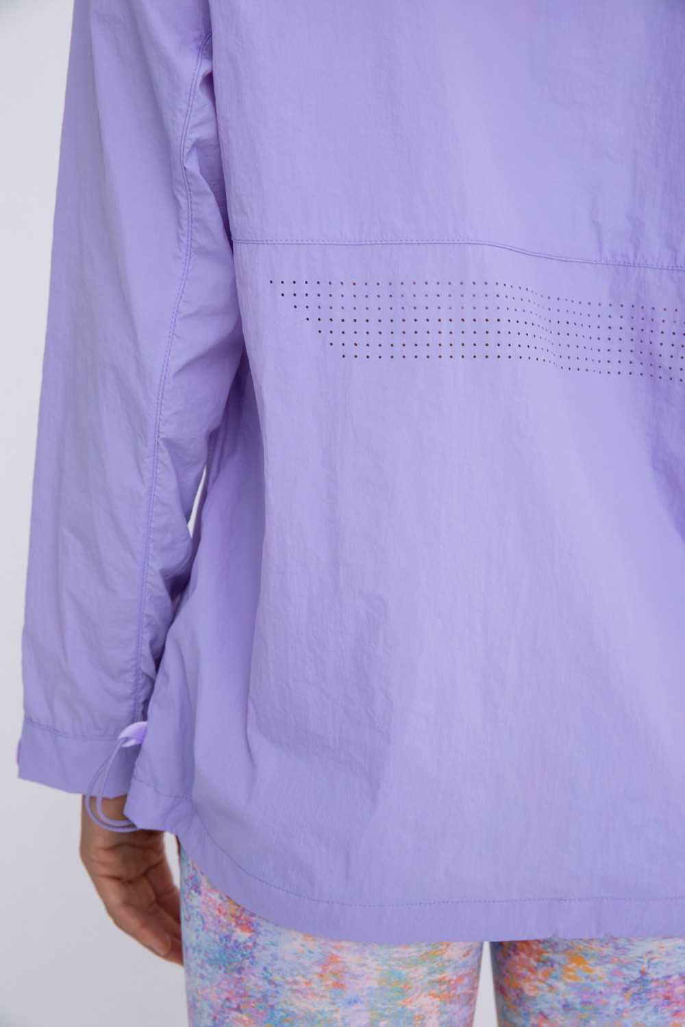 Half-Zip Nylon Active Jacket