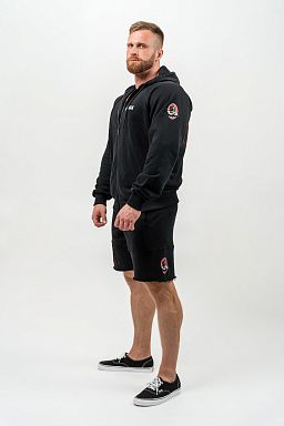 BEYOND & Sweatshorts black set