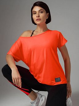 One Shoulder Orange