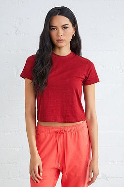 Essential Madison Slub Red Dahlia